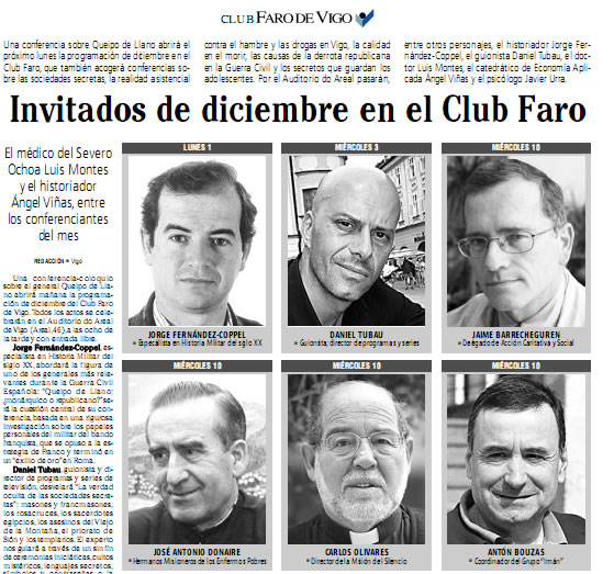 Faro de Vigo - La verdadera historia de las sociedades secretas
