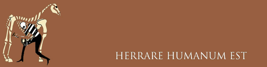 Herrare humanum est