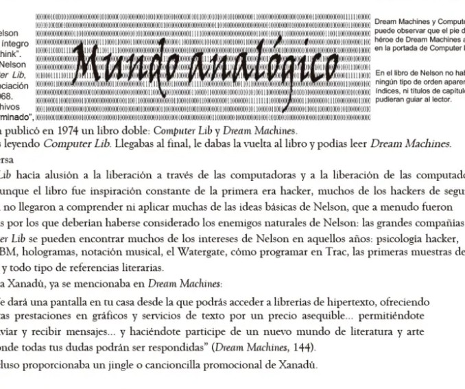 MUNDO ANALÓGICO